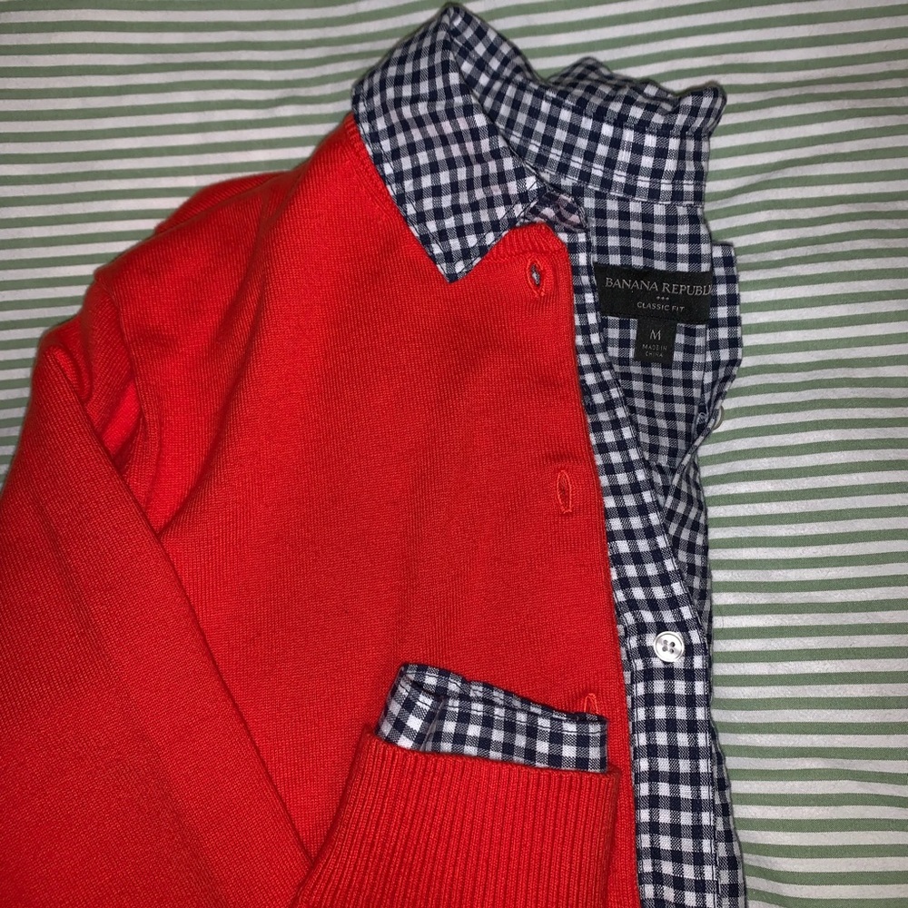 NWOT Lands’ End Supima Cotton Cardigan